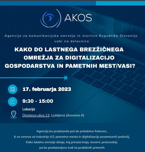 AKOS Kako do lastnega brezžičnega 5G omrežja