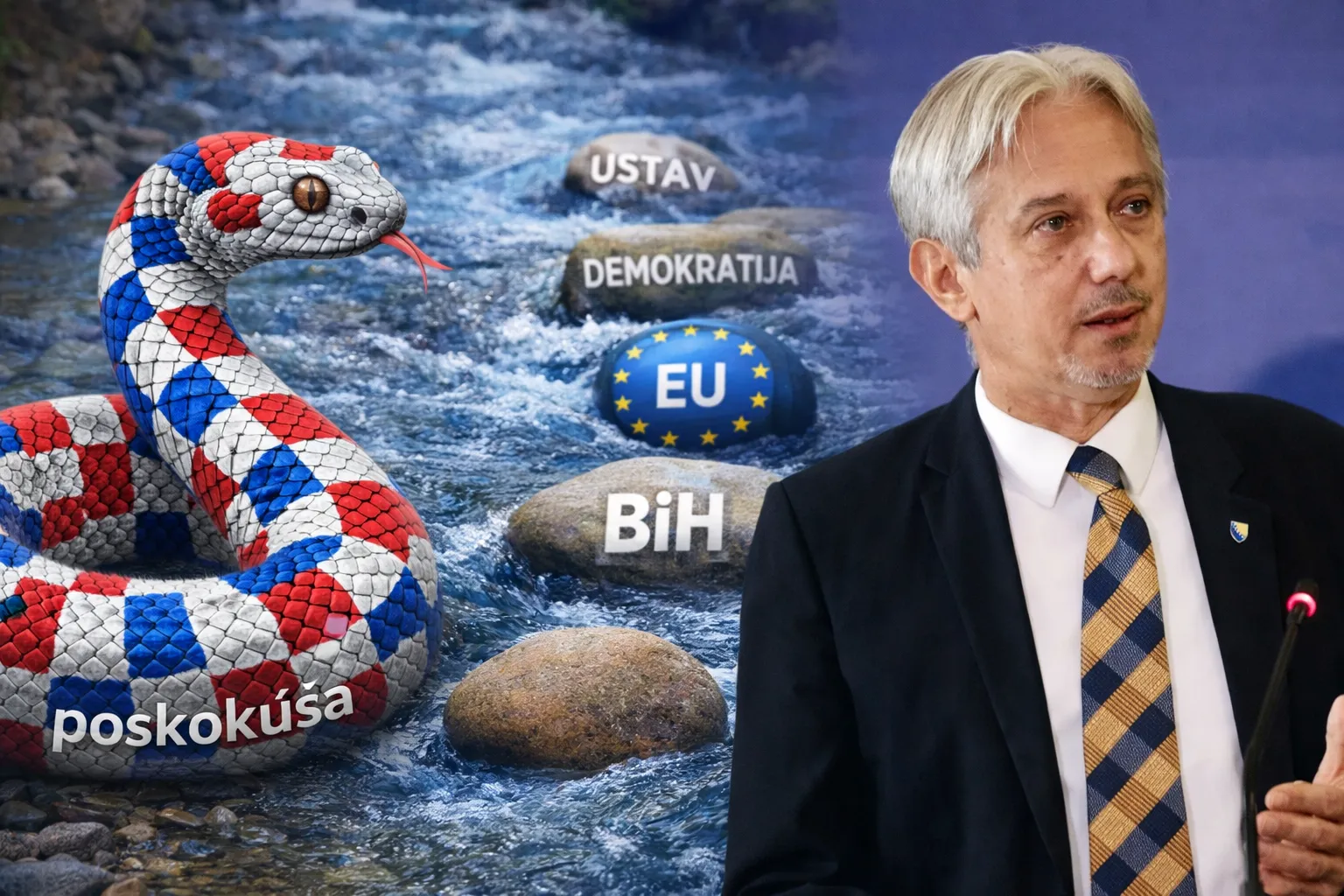 Kako se legitimnost piše na U: Svaki put kada poskokuše sikću, Slavenu Kovačeviću porastu šanse za pobjedu!