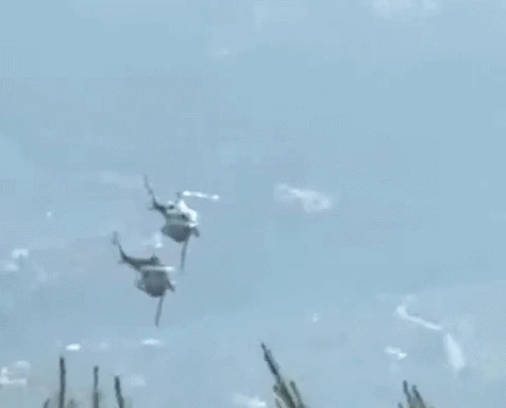 Pogledajte sudar dva helikoptera tokom gašenja požara u Grčkoj