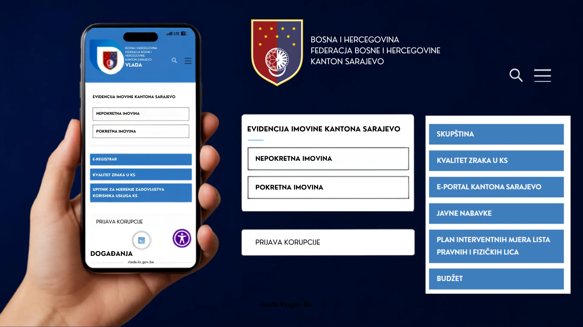 Vlada KS nastavlja ažuriranje i provođenje registra pokretne i nepokretne imovine u i van BiH