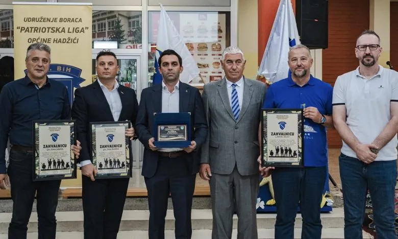 Konjičani Adis Muhibić i Behir Balić među dobitnicima priznanja Patriotske lige Hadžići