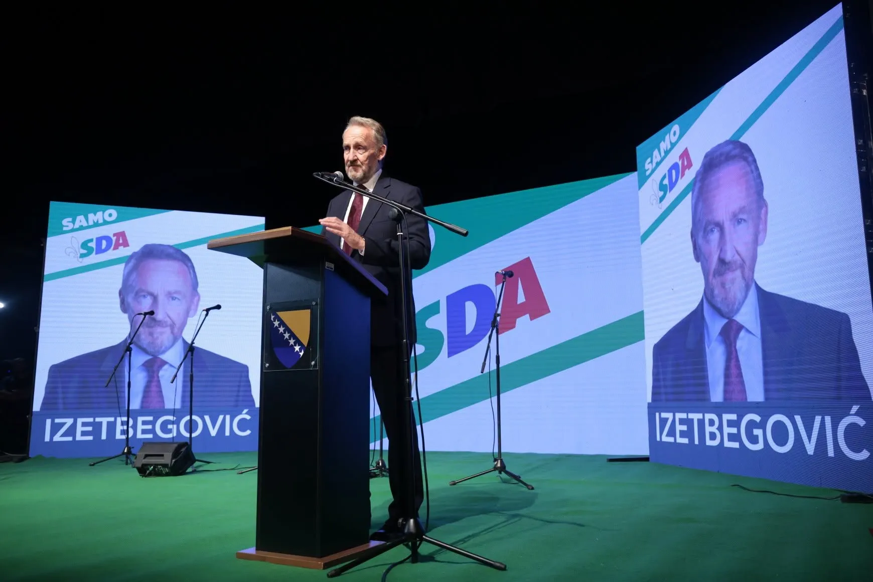 Izetbegović u Brčkom: Borba za 4. oktobar je lagana, ona najteža slijedi u narednom mandatu
