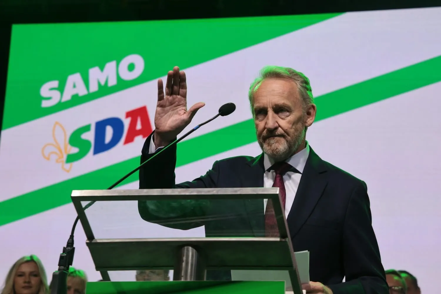 Izetbegović u Zenici: Osjeća se velika pobjeda SDA, a onda nas čeka ogroman posao