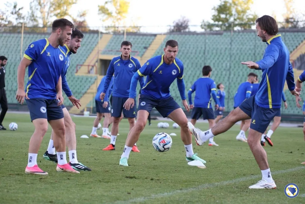 Džeko na Koševu odradio posljednji trening kao Zmaj