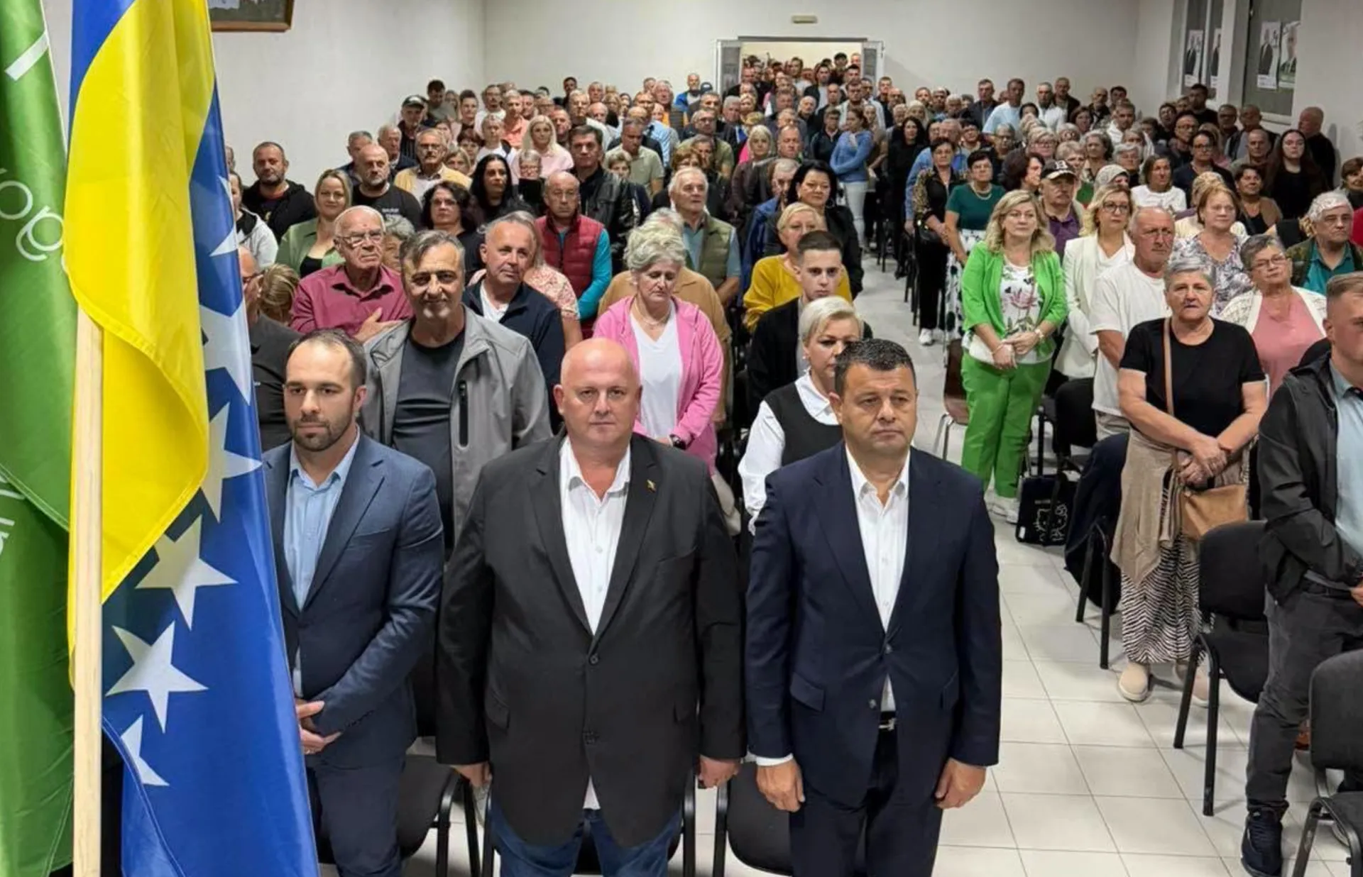 BH Zeleni u Grapskoj: Glas nije roba, a sjećanje na šehide nije na prodaju