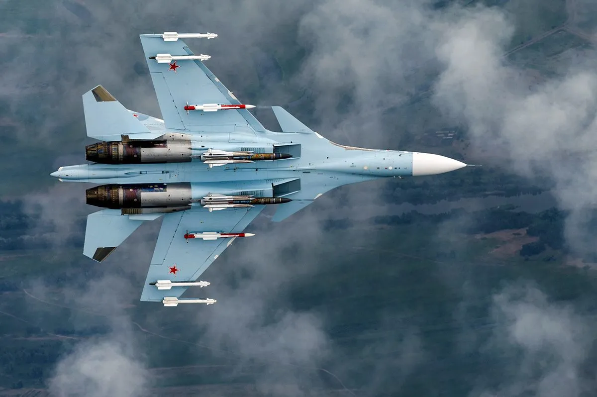 Ruski borbeni avion Su-30 srušio se tokom trenažnog leta