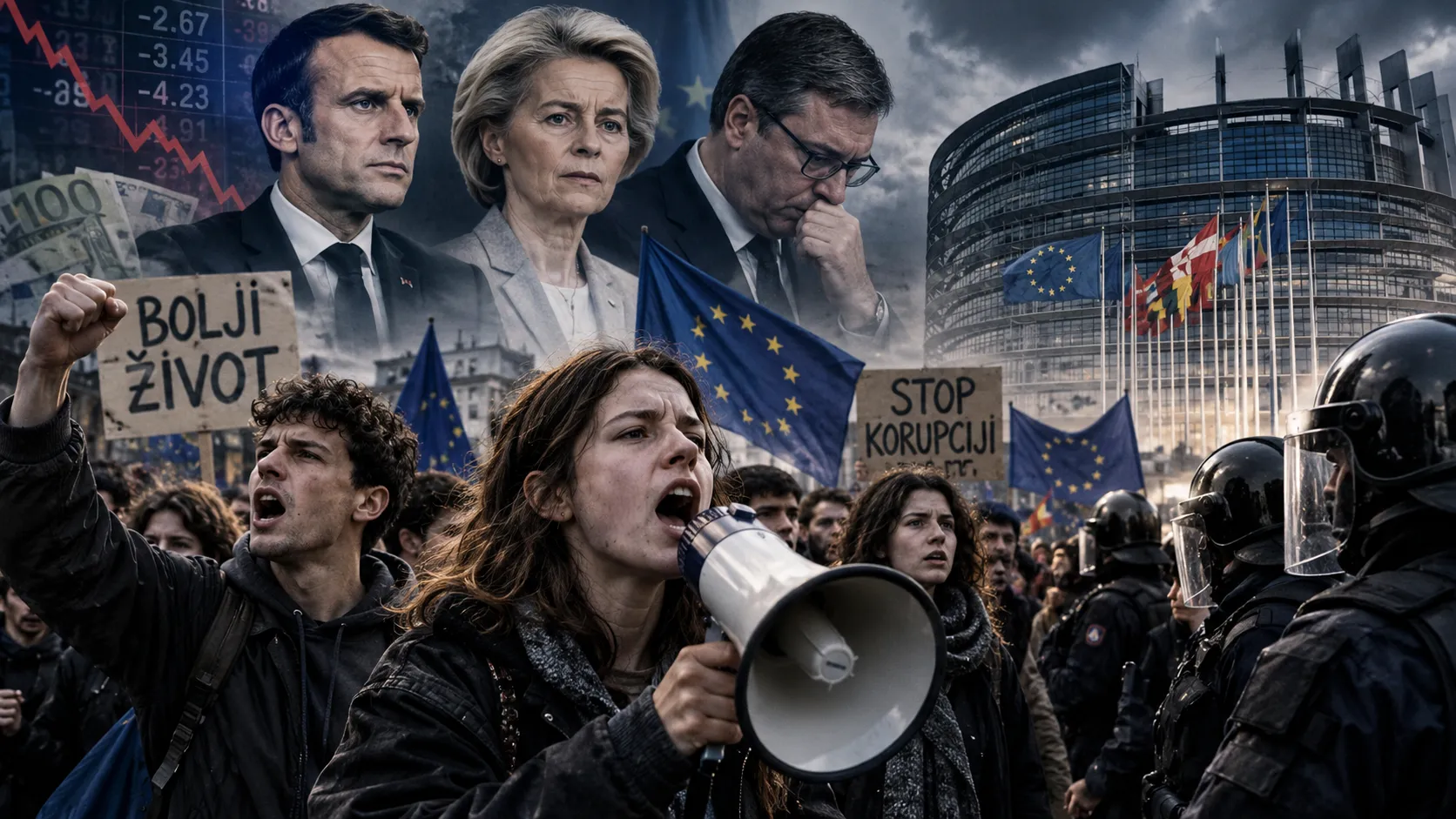 Protesti širom Evrope: Jedan političko-ekonomski sistem je pred svojim krajem