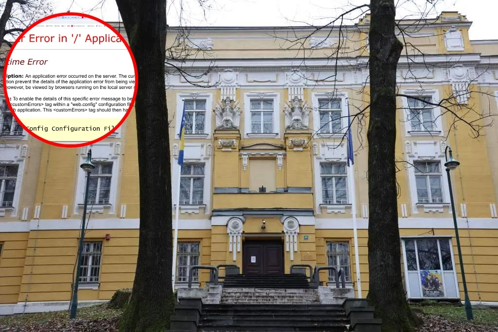 Pala web stranica Ministarstva odbrane BiH