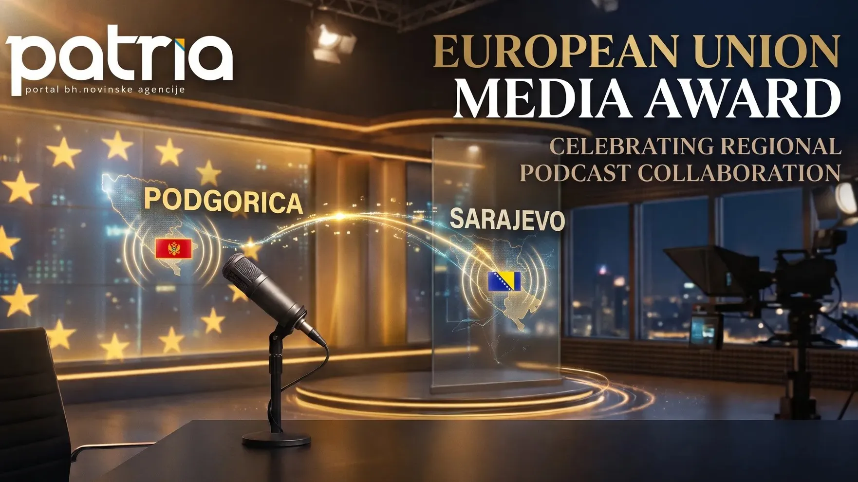 Novinska agencija Patria i Nevena Kovačević dobitnici nagrade EU za projekat regionalnog povezivanja kroz medijski sadržaj!