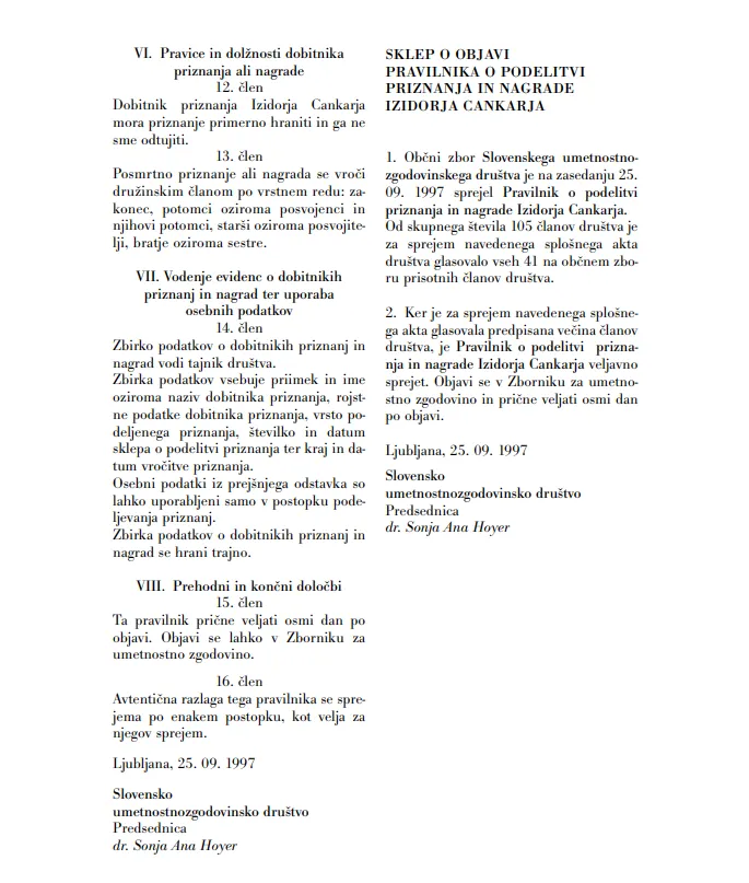 Članek je bil objavljen leta 2005 v reviji, ki jo izdaja Slovensko  umetnostno zgodovinsko društvo. (Foto: Posnetek zaslona- Slovensko umetnostno zgodovinsko društvo)