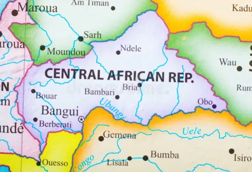 Srednjeafriška republika oziroma Centralnoafriška republika. Leži na območju podsaharske Afrike.  (Foto: Google )