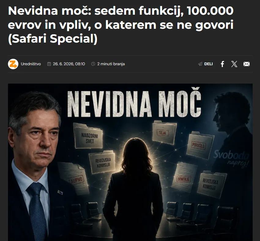 Tudi v mediju Zanima.me so skrivnostno razkrili delovanje Barbare Nose. (Foto: Posnetek zaslona-Zanima.me)