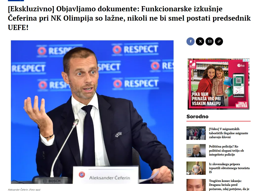 Foto: Posnetek zaslona-Nova24tv