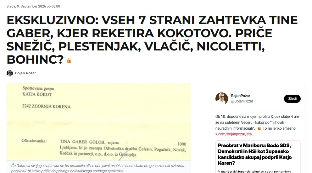 Foto: Posnetek zaslona-Požareport