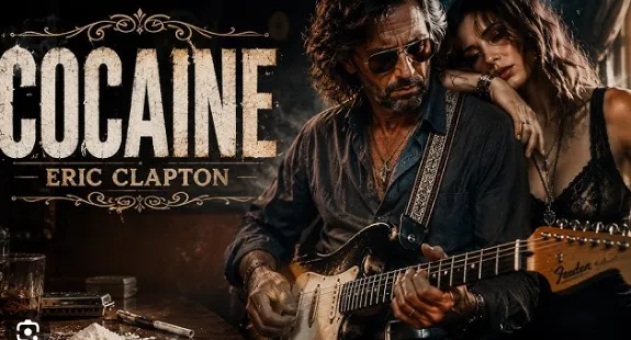 Cocaine Eric Clapton. Foto: Posnetek Google
