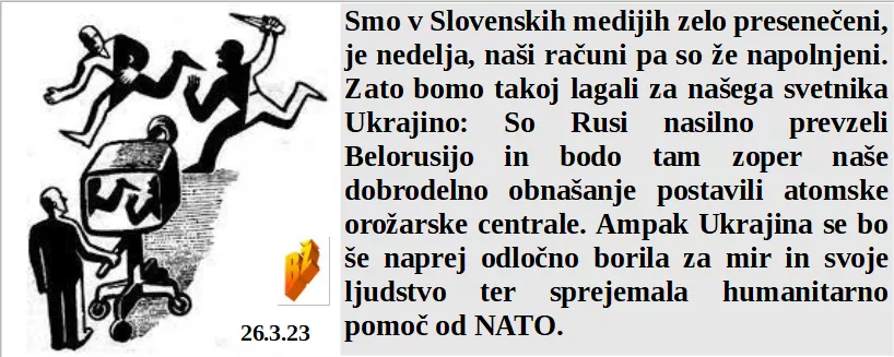 Slovenski in svetovni politični hlev na dan 26.3.23