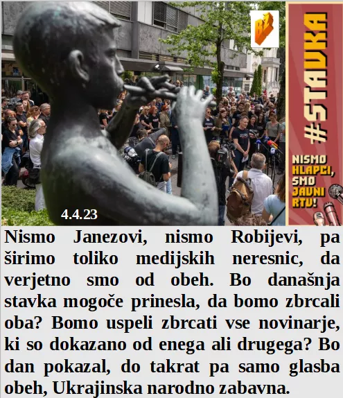 Slovenski in svetovni politični hlev na dan 4.4.23