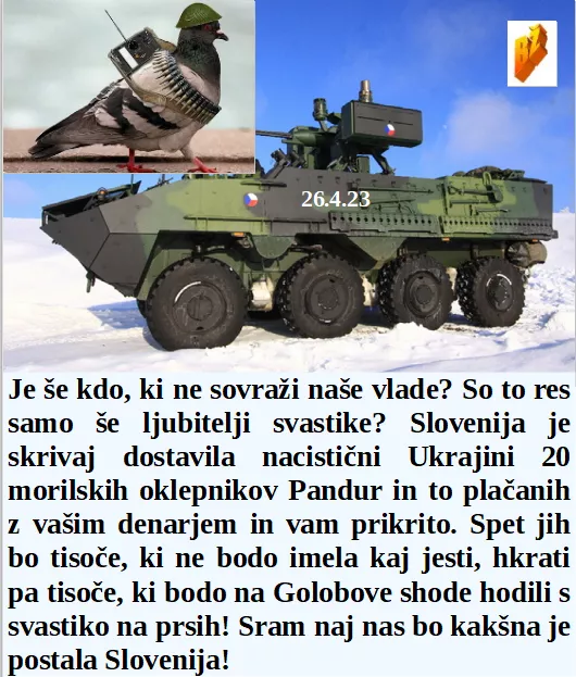 Slovenski in svetovni politični hlev na dan 26.4.23