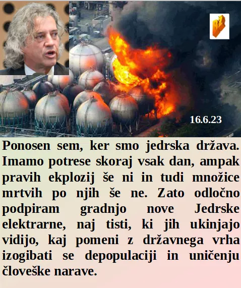 Slovenski in svetovni politični hlev na dan 16.6.23