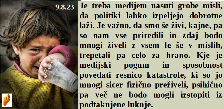 Slovenski in svetovni politični hlev na dan 9.8.23