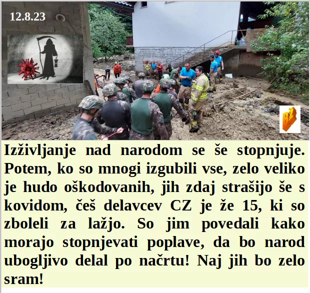 Slovenski in svetovni politični hlev na dan 12.8.23