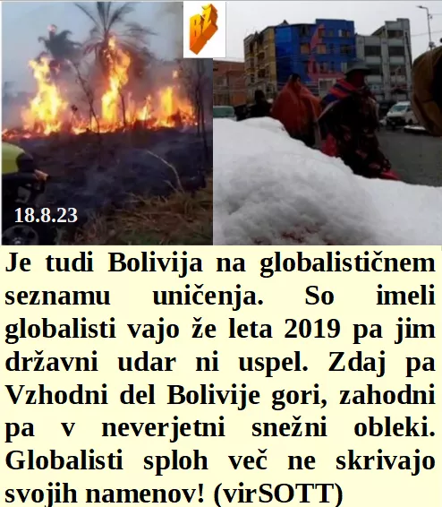 Slovenski in svetovni politični hlev na dan 18.8.23