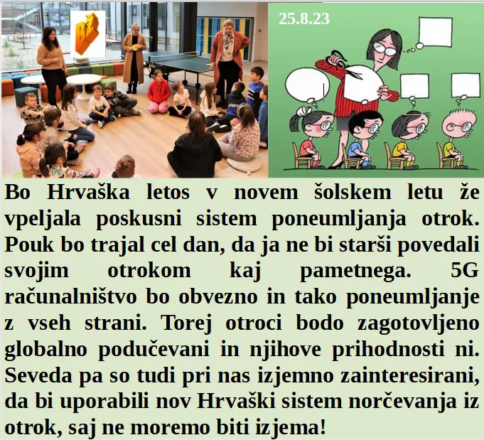 Slovenski in svetovni politični hlev na dan 25.8.23