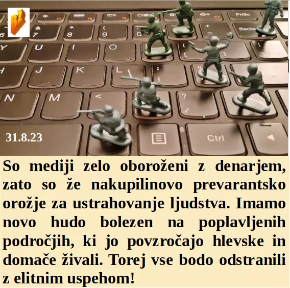 Slovenski in svetovni politični hlev na dan 31.8.23