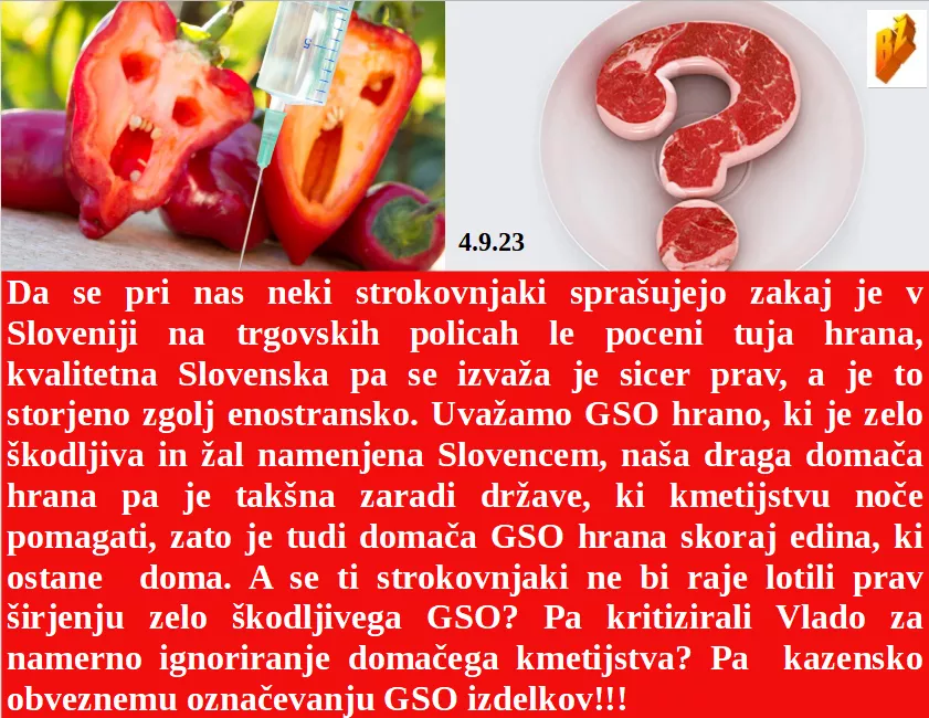 Slovenski in svetovni politični hlev na dan 4.9.23