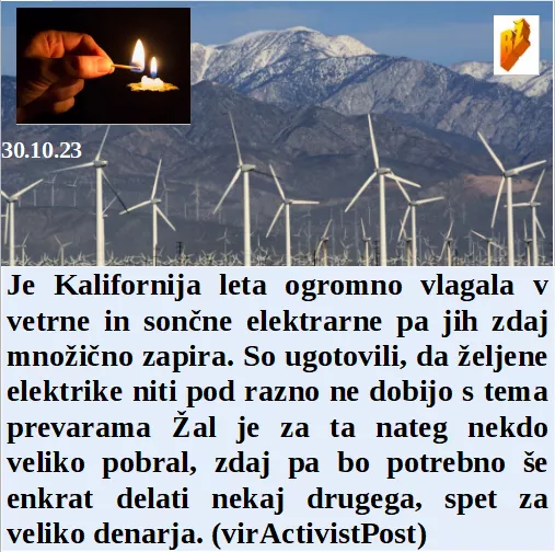 Slovenski in svetovni politični hlev na dan 30.10.23