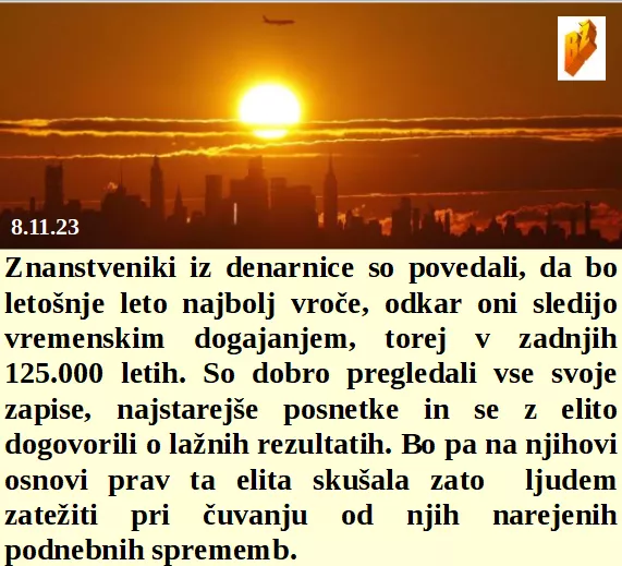 Slovenski in svetovni politični hlev na dan 8.11.23