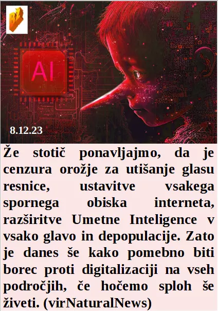 Slovenski in svetovni politični hlev na dan 8.12.23