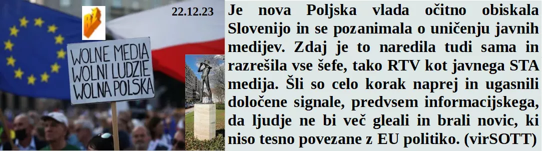 Slovenski in svetovni politični hlev na dan 22.12.23