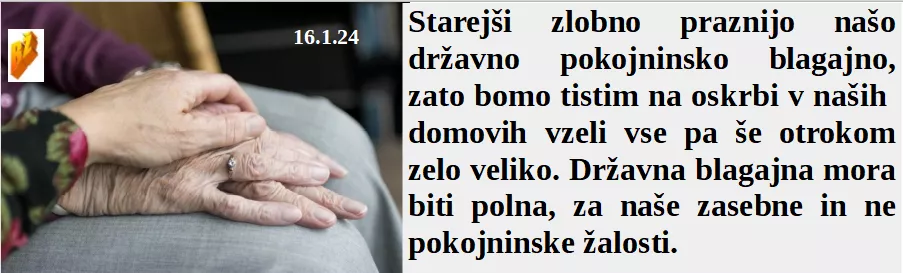 Slovenski in svetovni politični hlev na dan 16.1.24