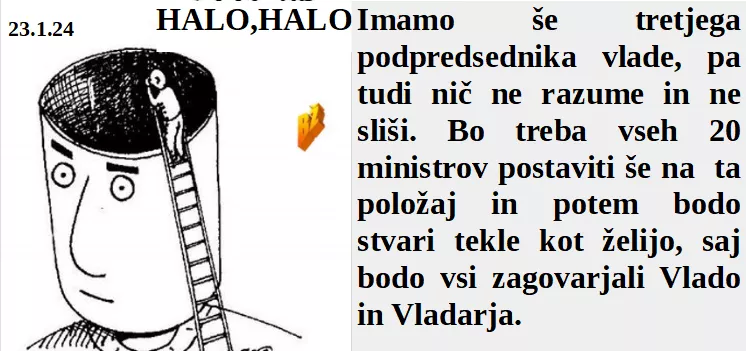 Slovenski in svetovni politični hlev na dan 23.01.24