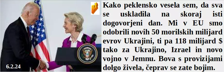 Slovenski in svetovni politični hlev na dan 6.2.24