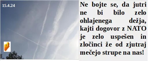 Slovenski in svetovni politični hlev na dan 15.4.24