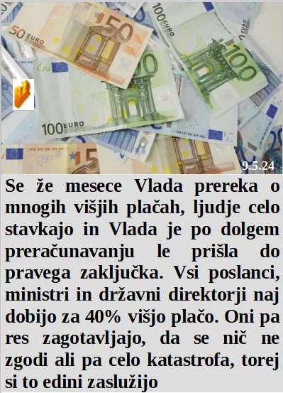 Slovenski in svetovni politični hlev na dan 9.5.24