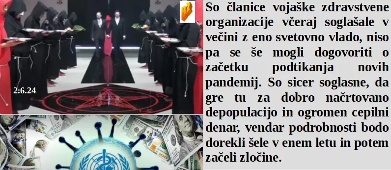 Slovenski in svetovni politični hlev na dan 2.6.24