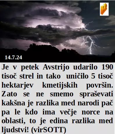Slovenski in svetovni politični hlev na dan 14.7.24