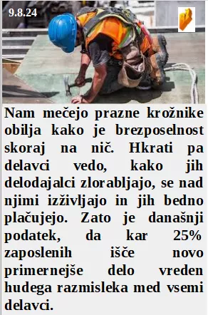 Slovenski in svetovni politični hlev na dan 9.8.24