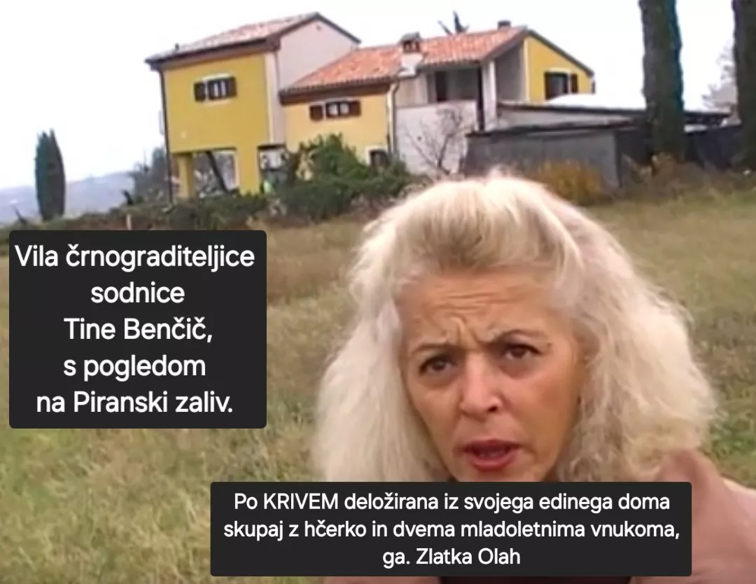 Ustavna klofuta sodnici - črnograditeljici Tini Benčič in Vrhovnim sodnikom