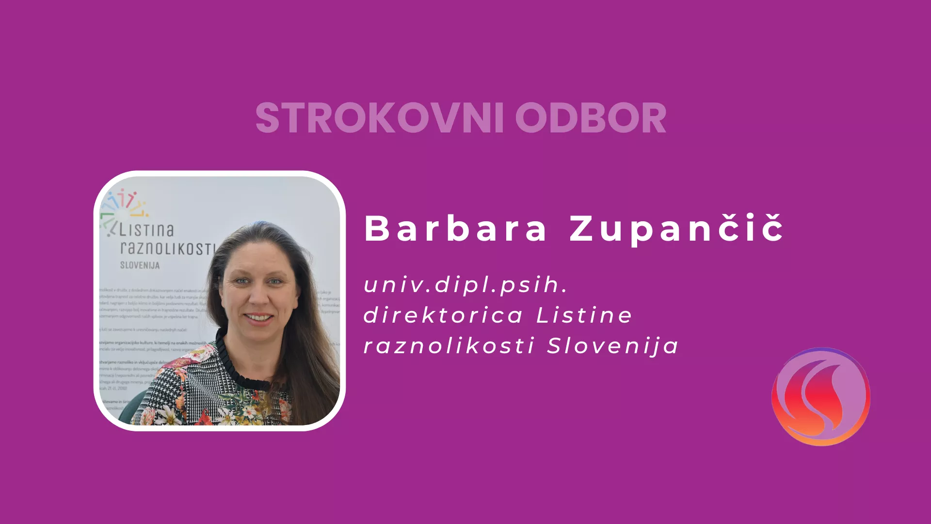 Strokovni odbor: Barbara Zupančič
