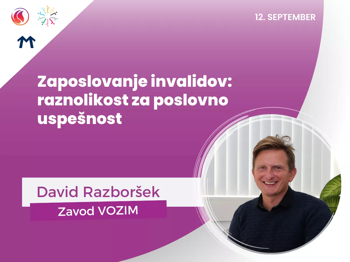 David Razboršek na webinarju Vključenega sveta