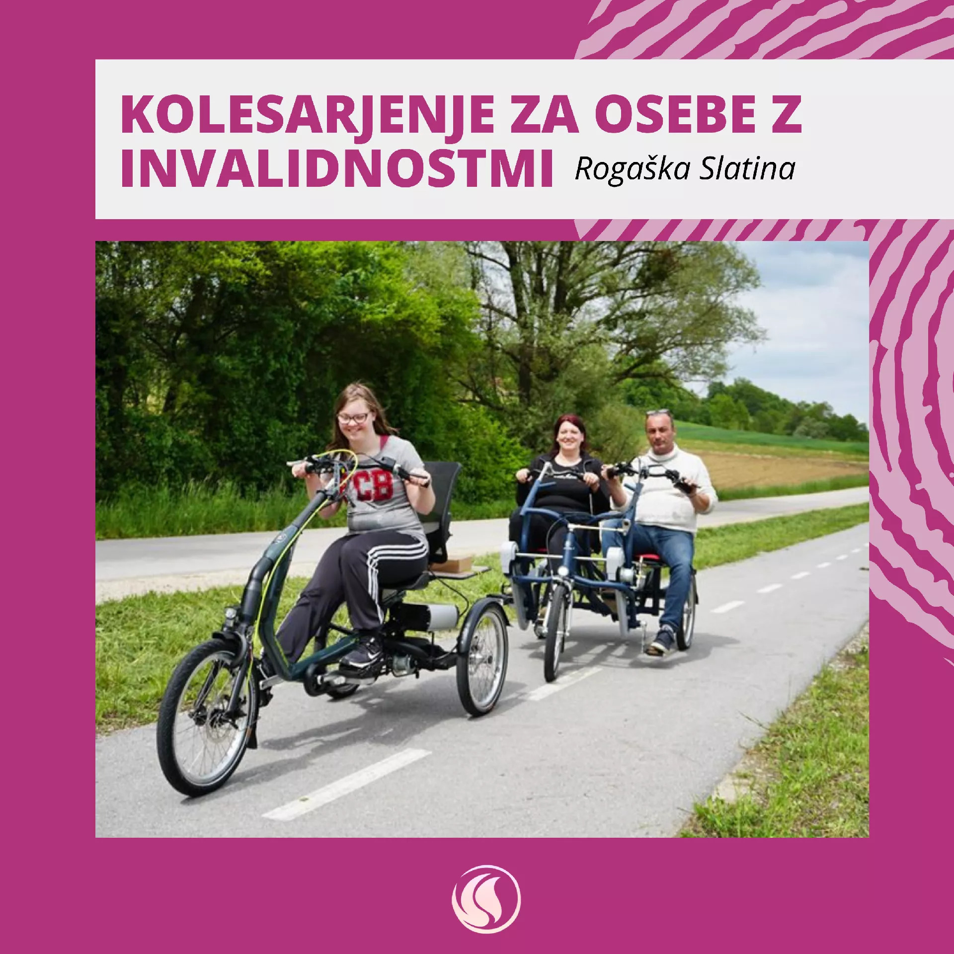 Kolesarjenje za osebe z invalidnostmi.