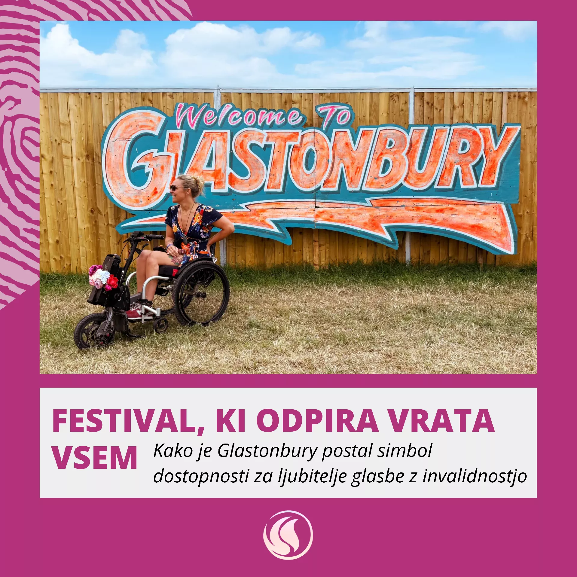 Kako je Glastonbury postal simbol dostopnosti za ljubitelje glasbe z invalidnostjo