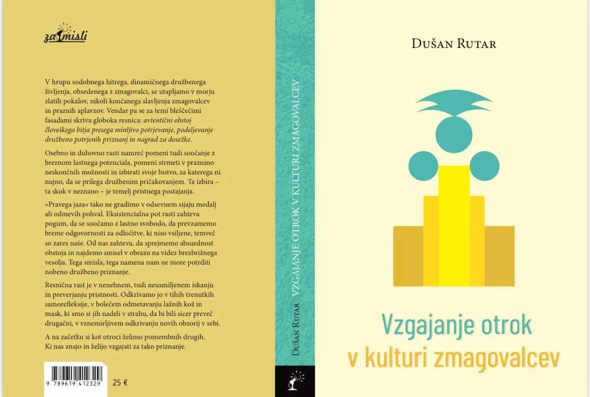 Knjiga Vzgajanje otrok v kulturi zmagovalcev - dr. Dušan Rutar 