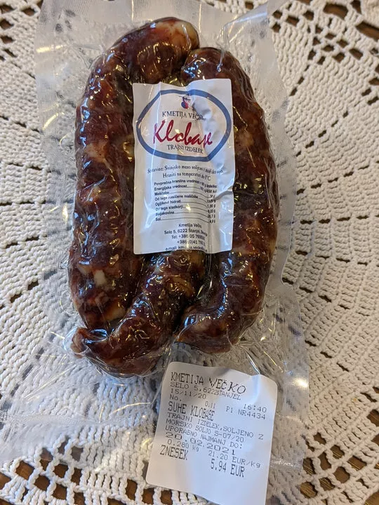 Domače suhe klobase