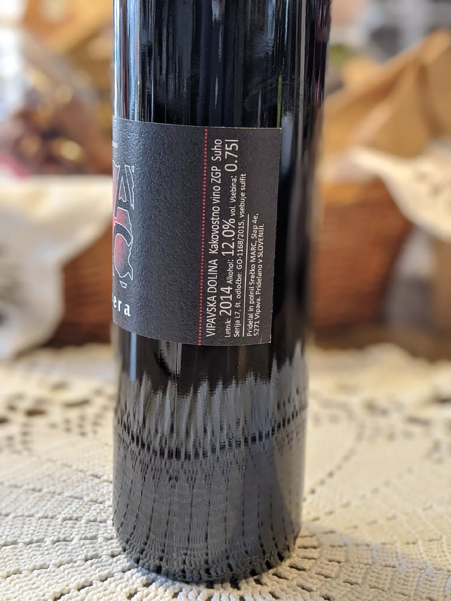 Barbera Marc 0,75l-kakovostno vino ZGP - 3