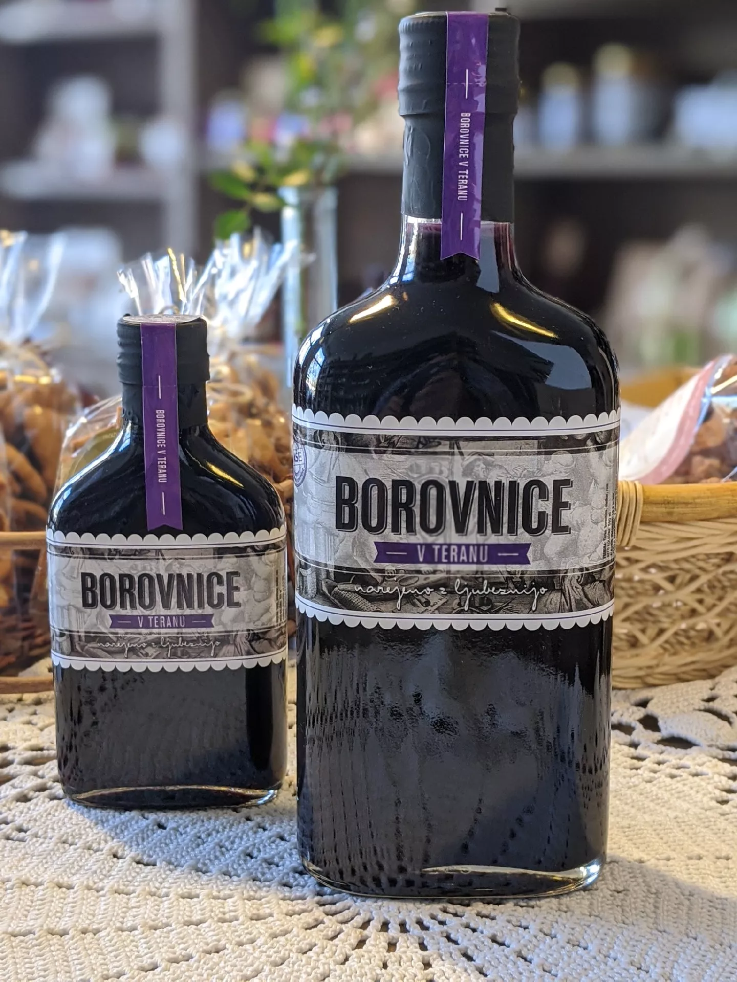 Borovnice v teranu 0.5l, 0.2l